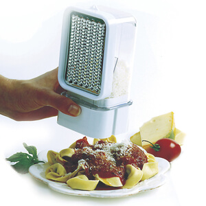 Grate, Dispense, and Store for Cheese